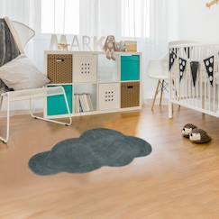 Linge de maison et décoration-Tapis nuage enfant fait main en coton