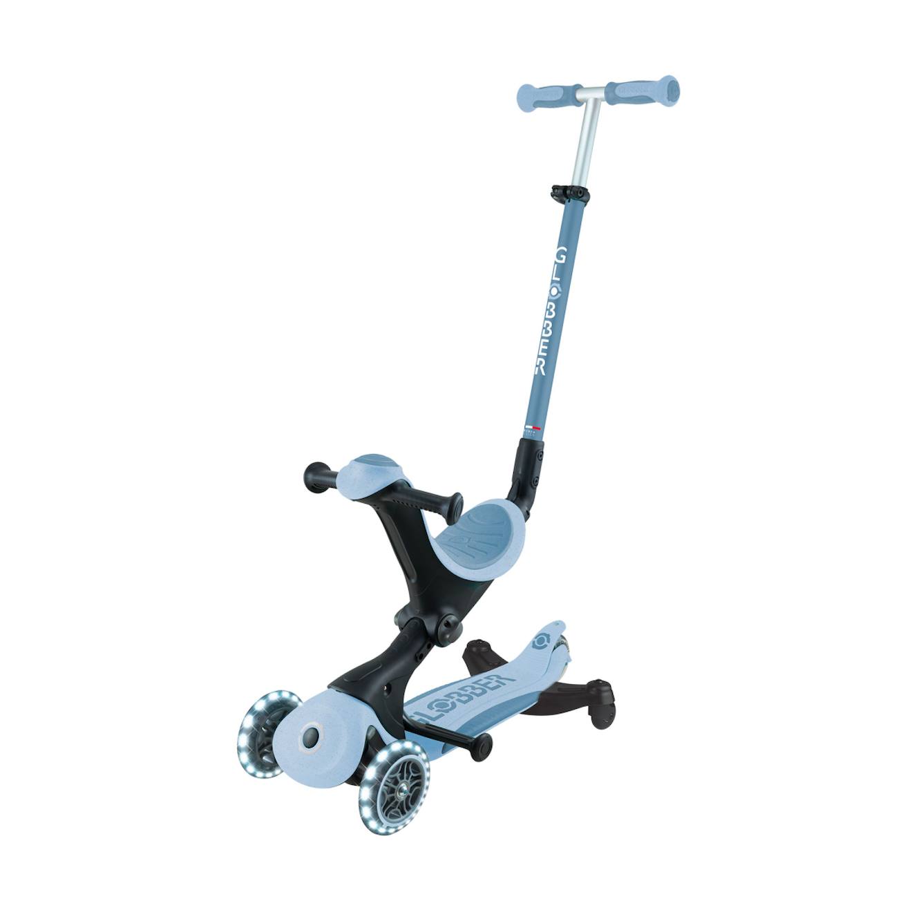 Trottinette Évolutive Go-up Deluxe Lights Eco 360 Bleu Ciel (Globber) - Image 2