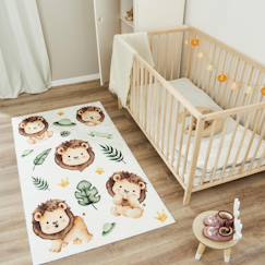 Linge de maison et décoration-Tapis enfant tissé motif animaux celesta 1