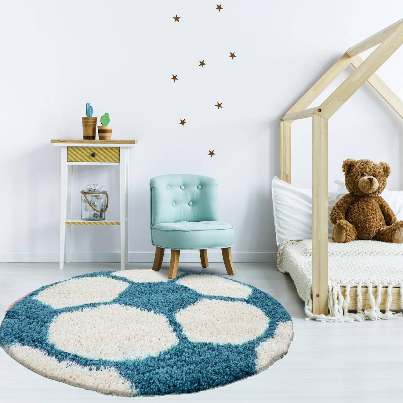 Tapis Enfant Tissé Shaggy Foot Autre