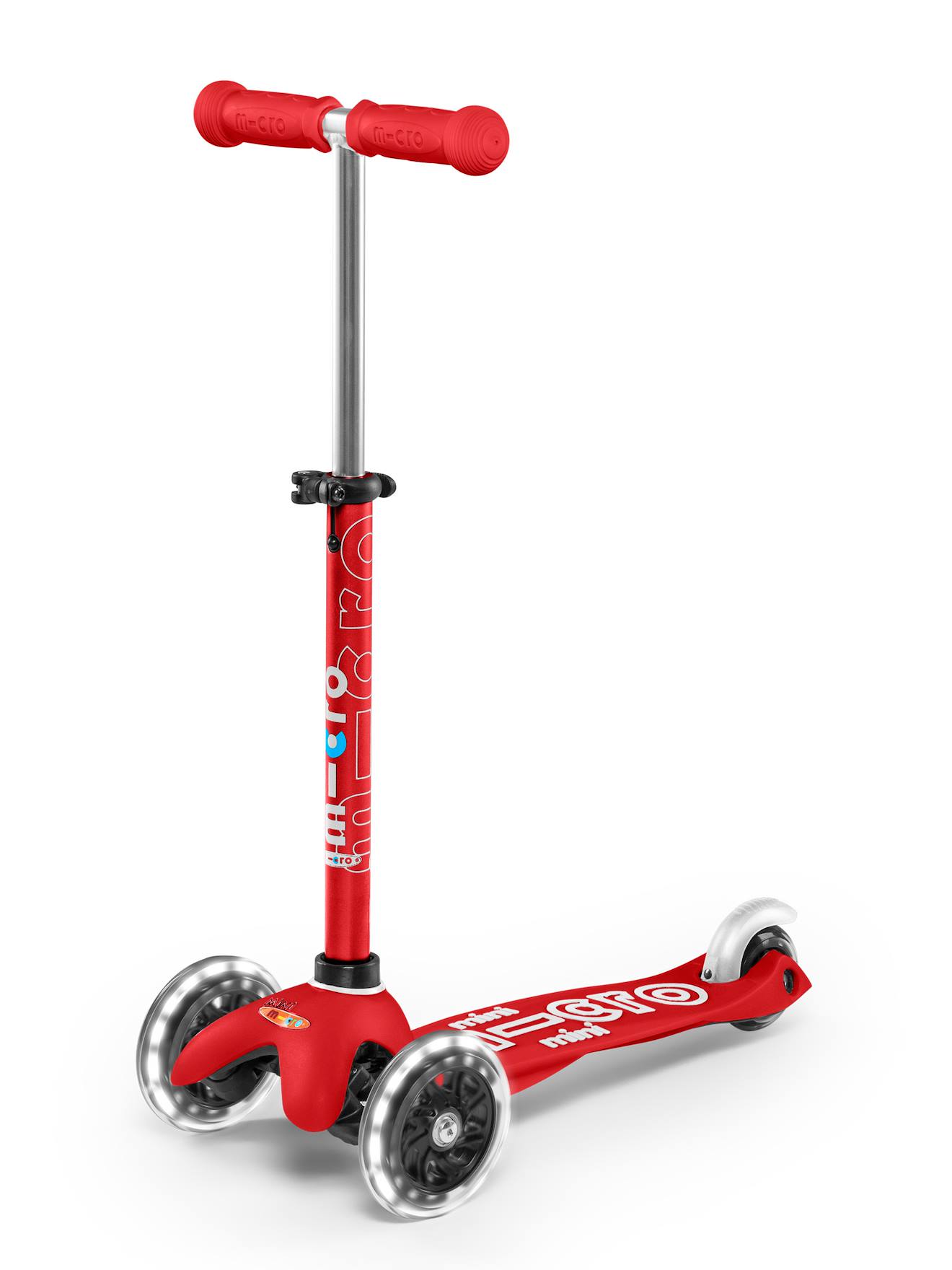 Trottinette 3 Roues Mini Micro Deluxe Led Rouge