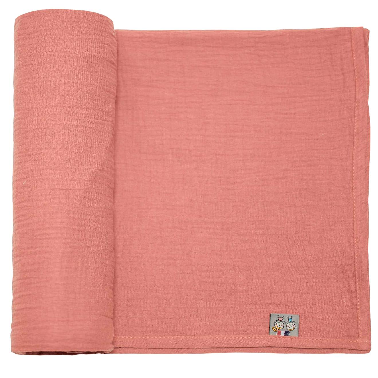Maxi Lange En Gaze De Coton Jeanne Terracotta