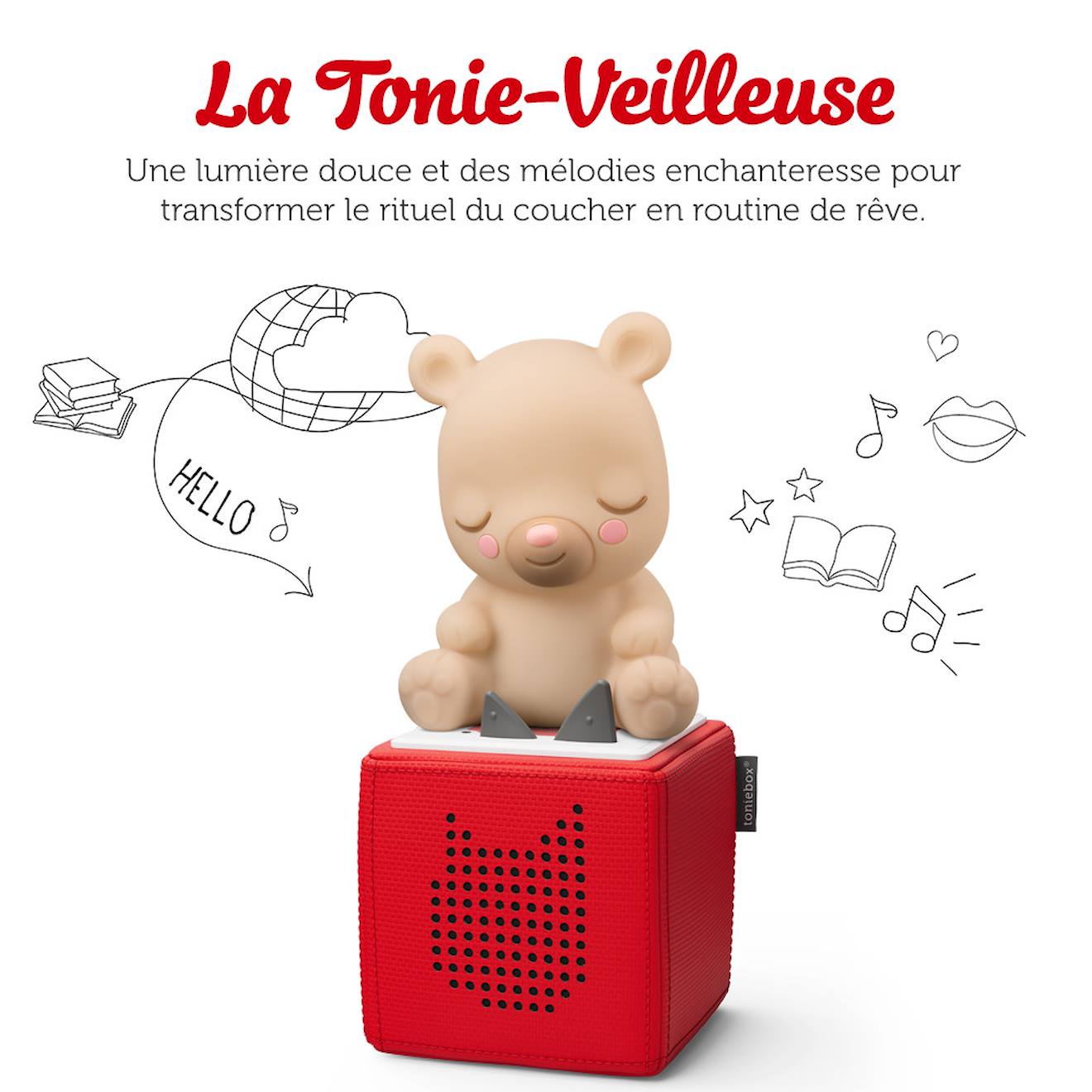 Tonie-veilleuse - Doudou Nounours Avec Berceuses Apaisantes Pour Conteuse Toniebox Multicolore (tonies) - Image 1