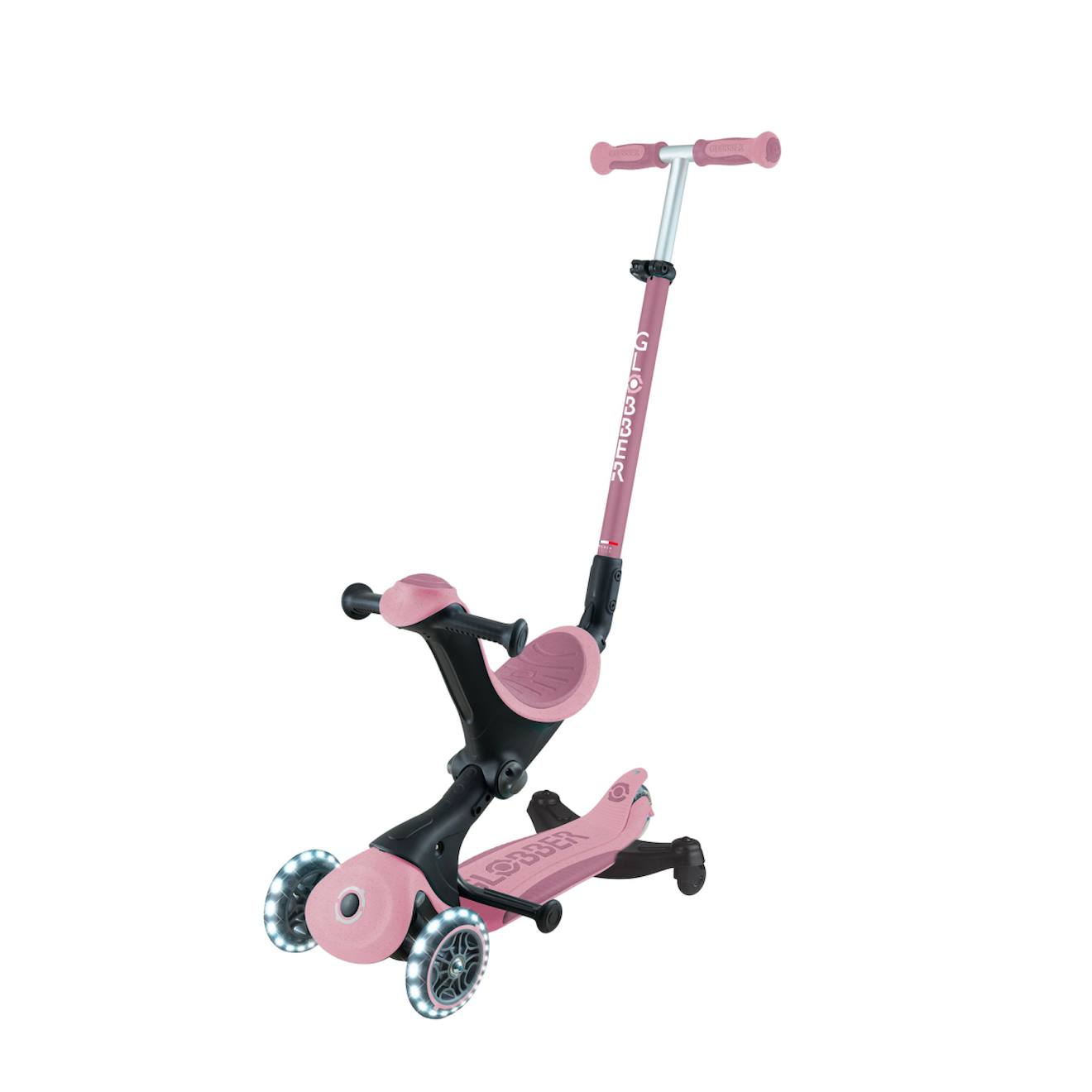 Trottinette Évolutive Go-up Deluxe Lights Eco 360 Rose Berry (Globber) - Image 2