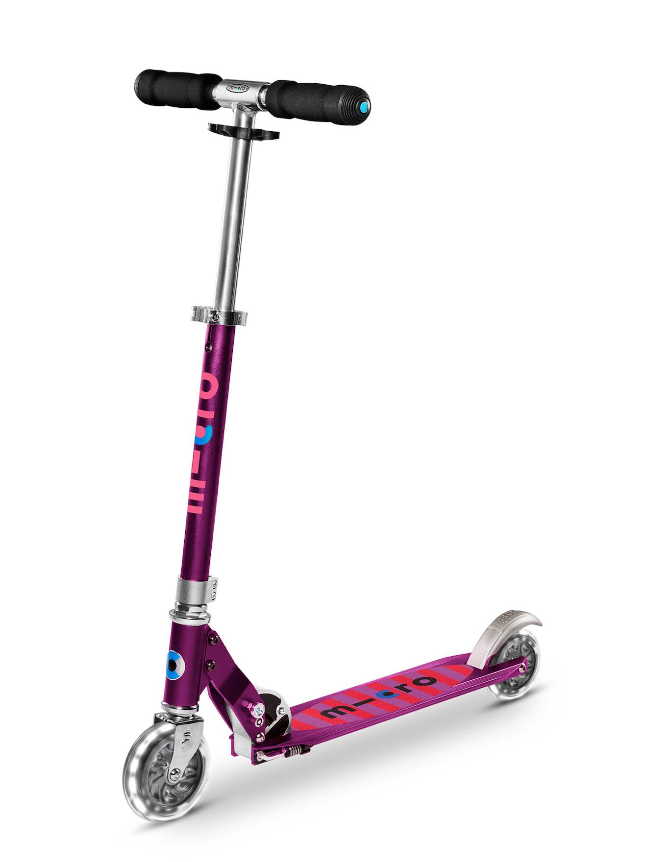 Trottinette Enfant Micro Sprite Pearl Led Violet