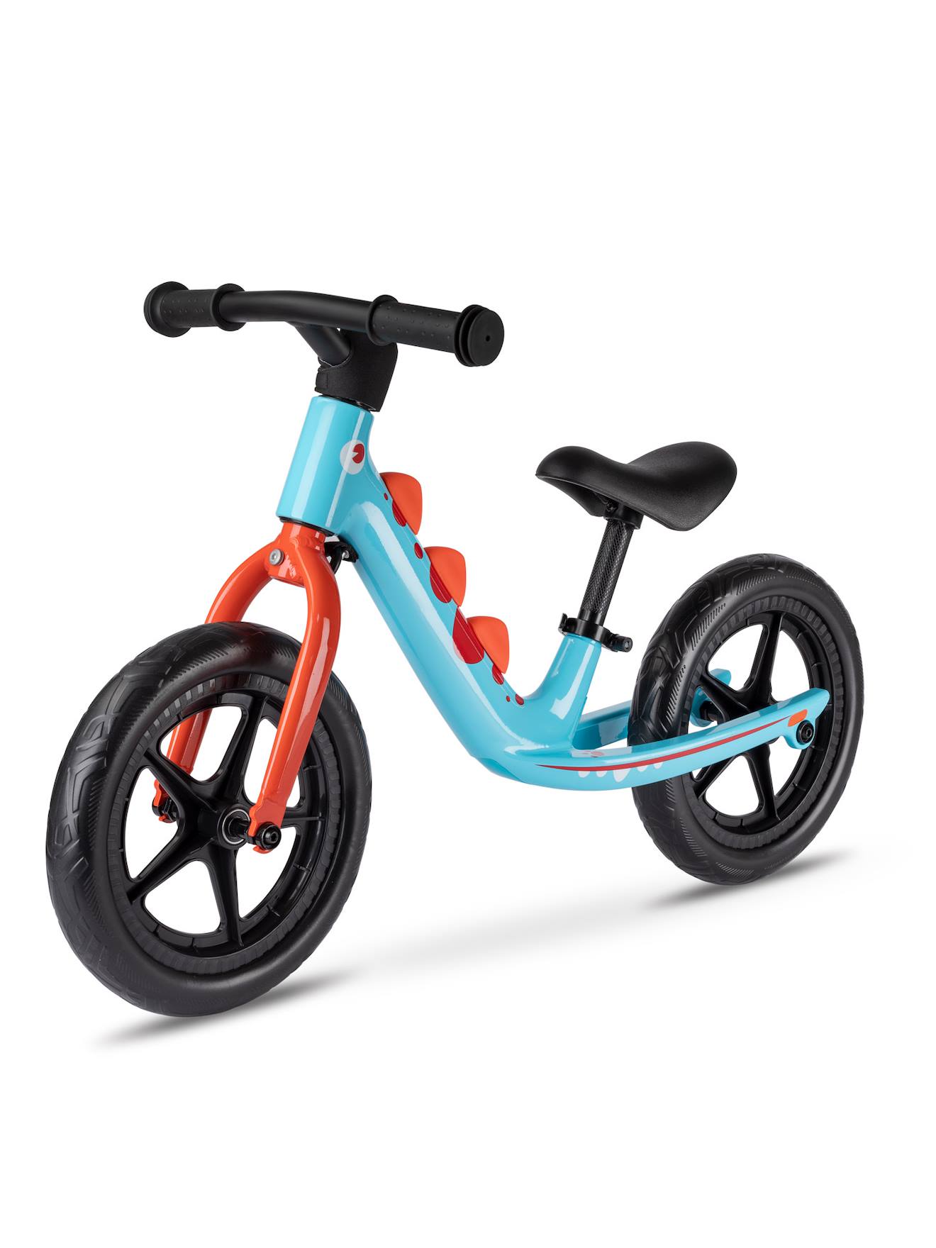 Micro Balance Bike Dino 3d Bleu Clair
