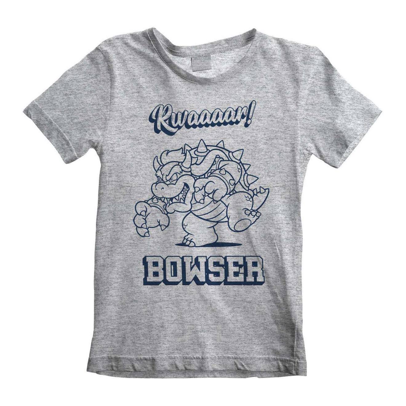T-shirt Coton Super Mario Rawr Gris Chiné