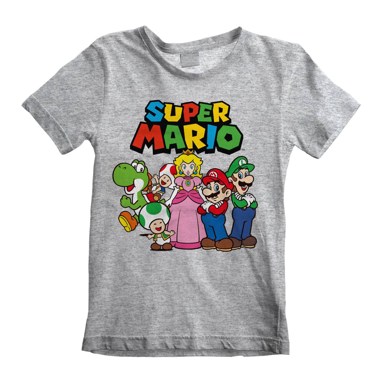 T-shirt Coton Super Mario Gris