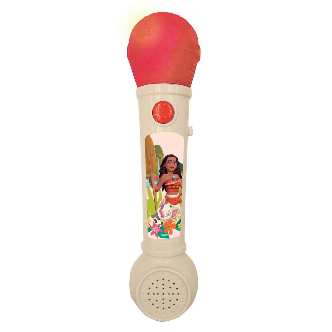 Microphone Lumineux Avec Mélodies Et Effets Sonores Vaiana Multicolore