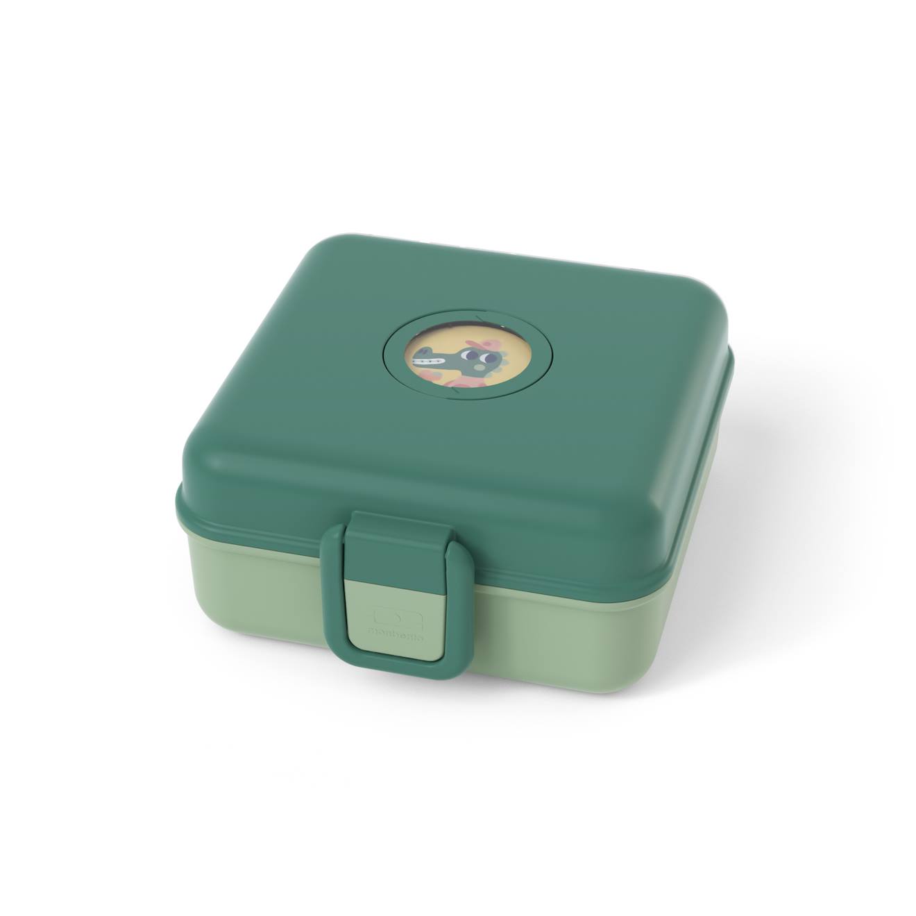 Boite À Sandwich Et Goûter 850ml Snacky Vert Forest