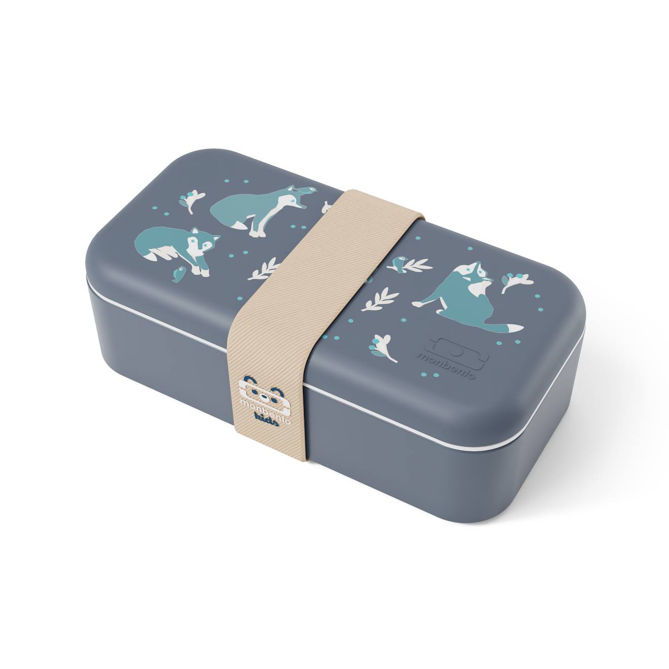 Lunch Box Enfant 500ml Made In France Foodie Bleu Wolf