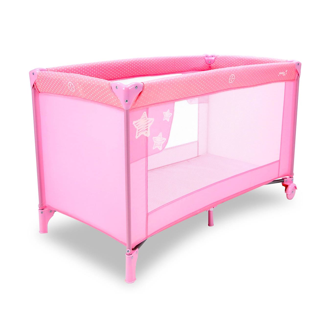 Lit Parapluie Voyage Baleares – Pliable Compact, Léger Rose