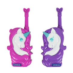 Jouet-Talkies-walkies Portée 500m Licornes 3d, 2 Canaux de Communication, clip ceinture