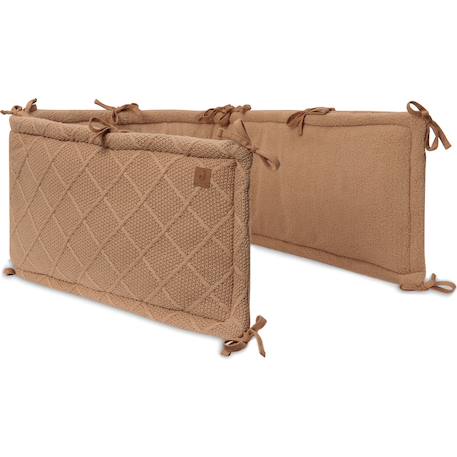 Tour de lit cosy knit biscuit (pour lits 60 x 120 ou 70 x 140 cm) Beige+Ecru+Marron 13 - vertbaudet enfant 