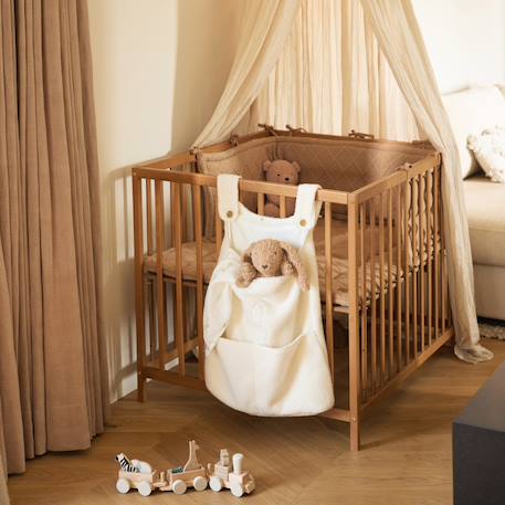 Tour de lit cosy knit biscuit (pour lits 60 x 120 ou 70 x 140 cm) Beige+Ecru+Marron 18 - vertbaudet enfant 