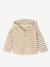 T-shirt à capuche bébé bleu glacier+sable+tomette 13 - vertbaudet enfant 