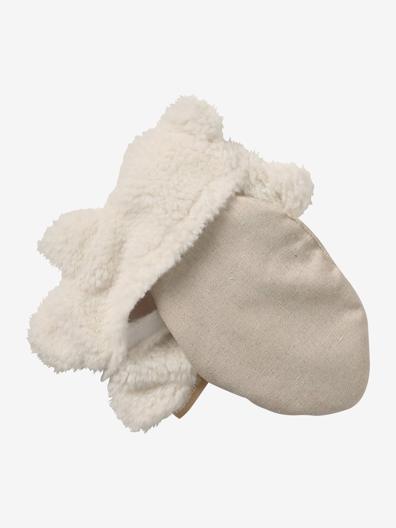 Peluche bouillotte ours blanc (Vertbaudet) - Image 2
