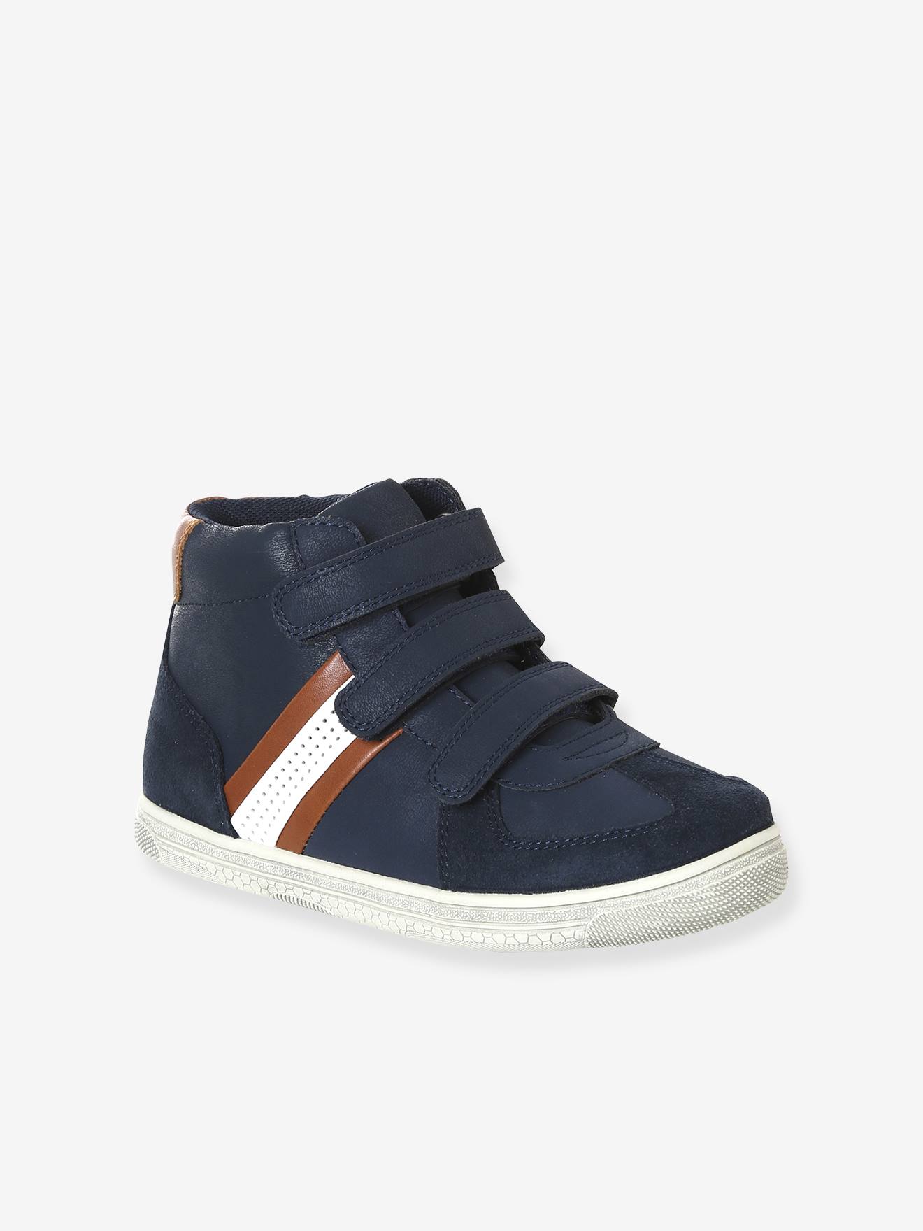Baskets enfant garon synthtique scratchs marine 26 €