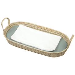 Set panier à langer : panier + matelas + drap-housse + tapis de change jeanne  - vertbaudet enfant