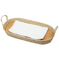 Puériculture-Set panier à langer : panier + matelas + drap-housse + tapis de change jeanne