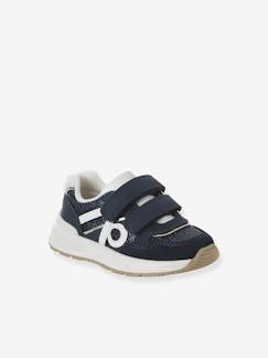 Chaussures-Chaussures bébé 17-26-Baskets enfant fille synthétique à scratchs