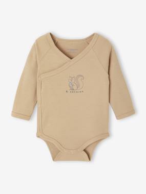 VERTBAUDET Lot De 5 Bodies Naissance Ouverture Pression – 100% Coton Bio Manches Longues Colorés