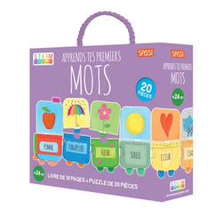 -Puzzle & livre apprends tes premiers mots