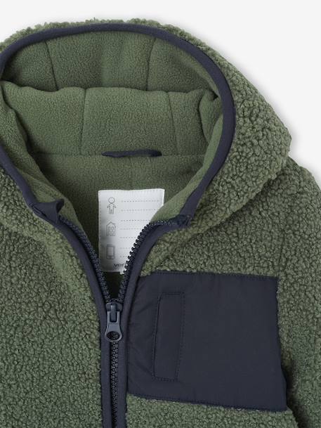 Manteau Et Pantalon De Pluie Bébé Vertbaudet - Imperméable Doublé Polaire - Avec Capuche Fourrure - Taille Ajustable