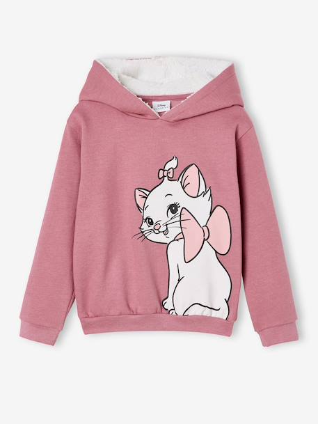 Fille-Pull, gilet, sweat-Sweat-Sweat à capuche Marie en molleton