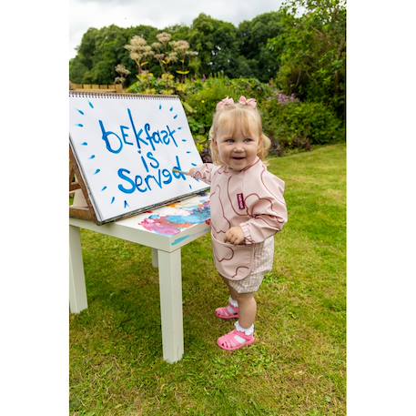 Coffret bavoirs 2 en 1 Bleu+Gris+Rose 14 - vertbaudet enfant 
