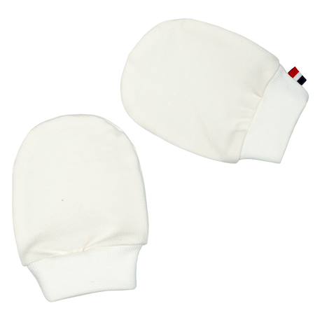 Sevira Kids - Moufles Naissance En Coton Gants Bébé Anti Griffures Écru