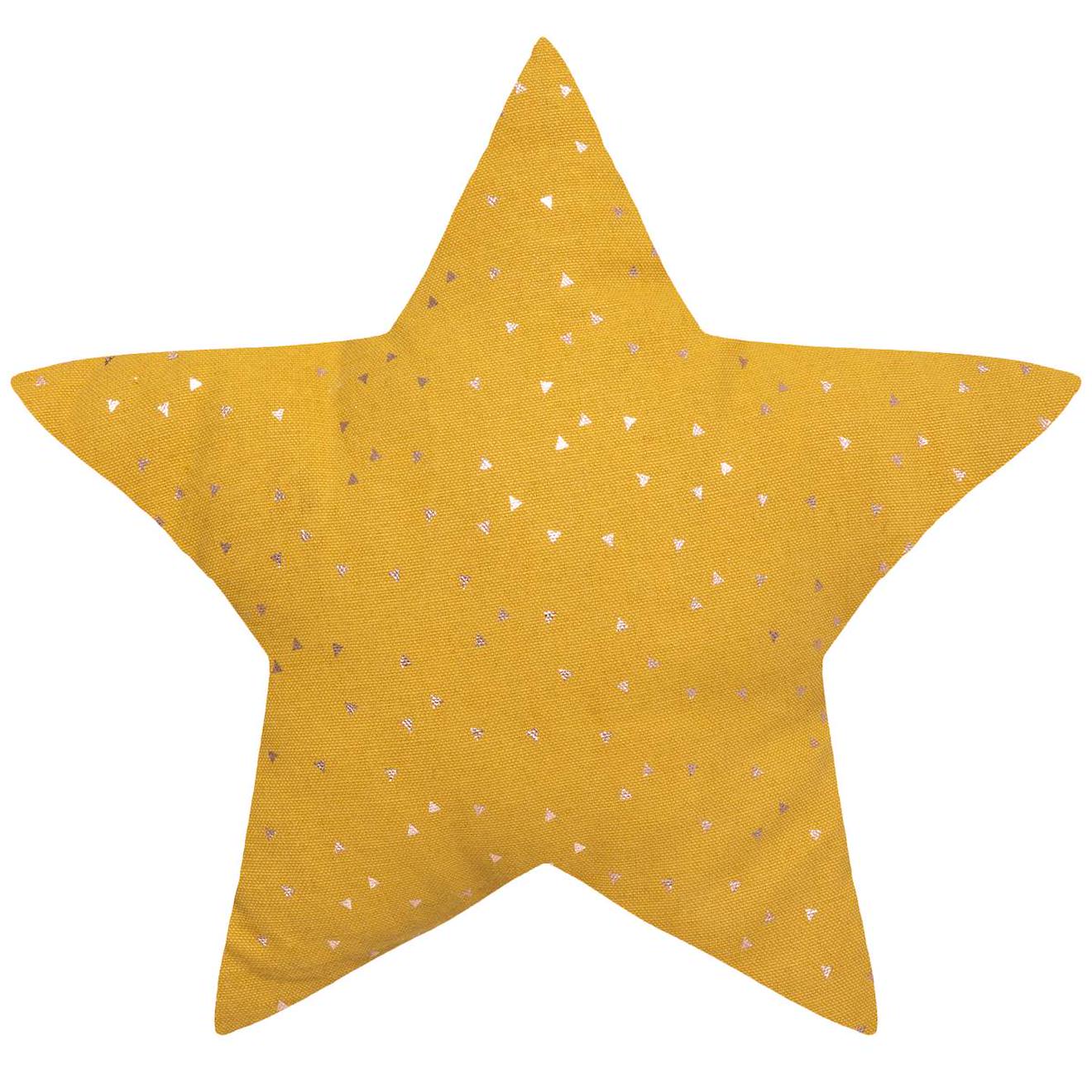 Coussin Enfant Berlingot Étoile Ocre