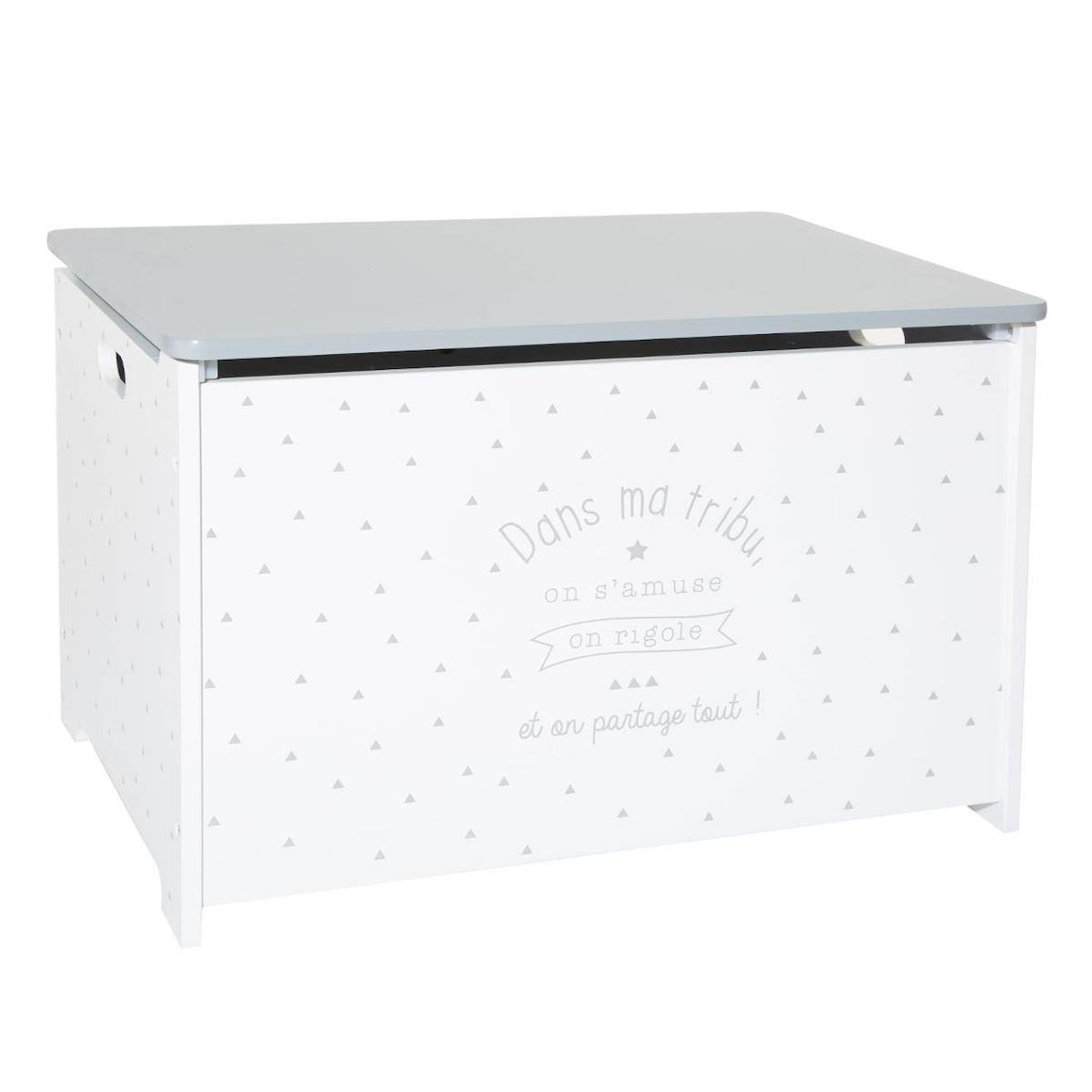 Coffre À Jouets Gris