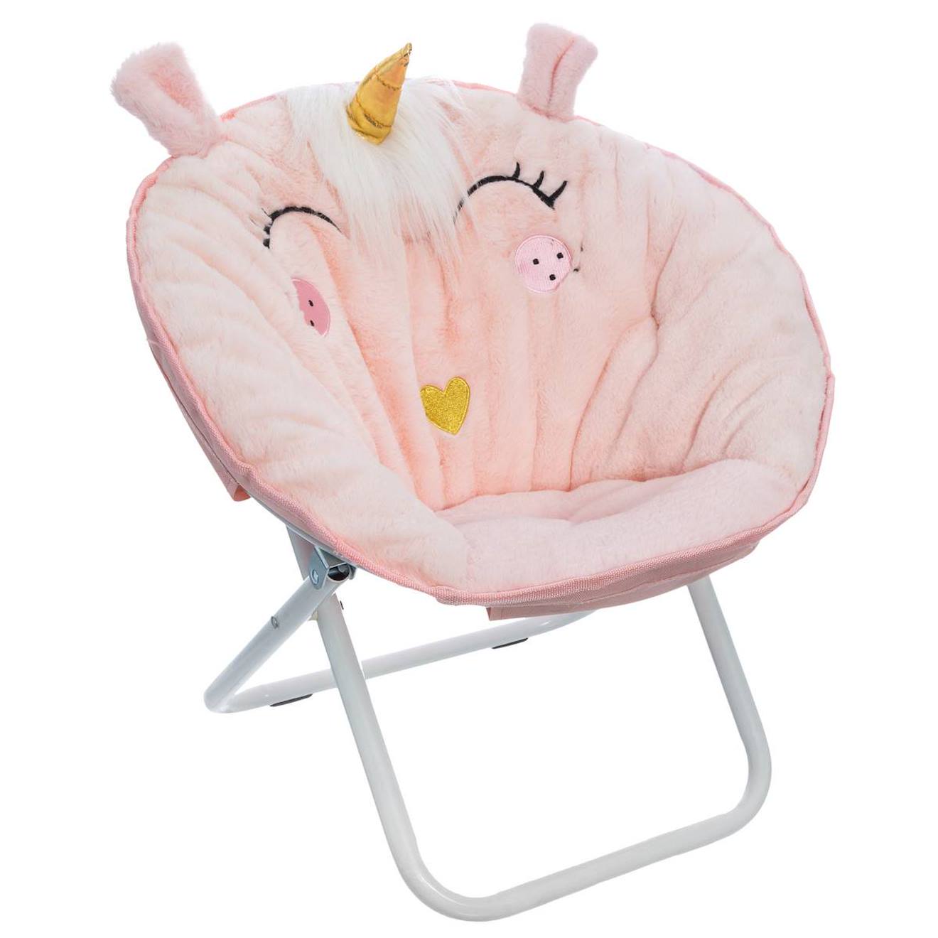 Fauteuil Enfant Pliant - Licorne Blanc