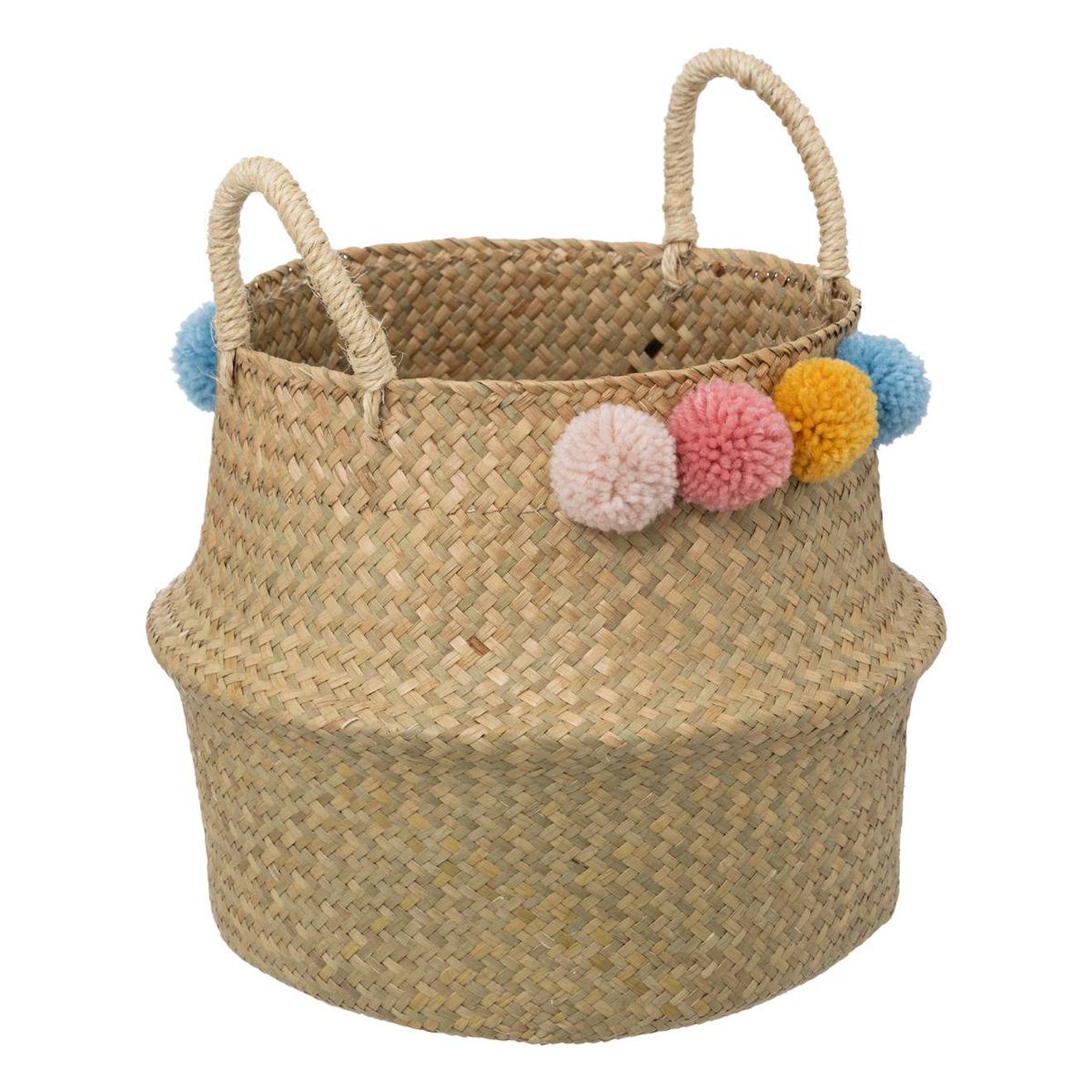 Panier Enfant Pompons - Bulda Beige