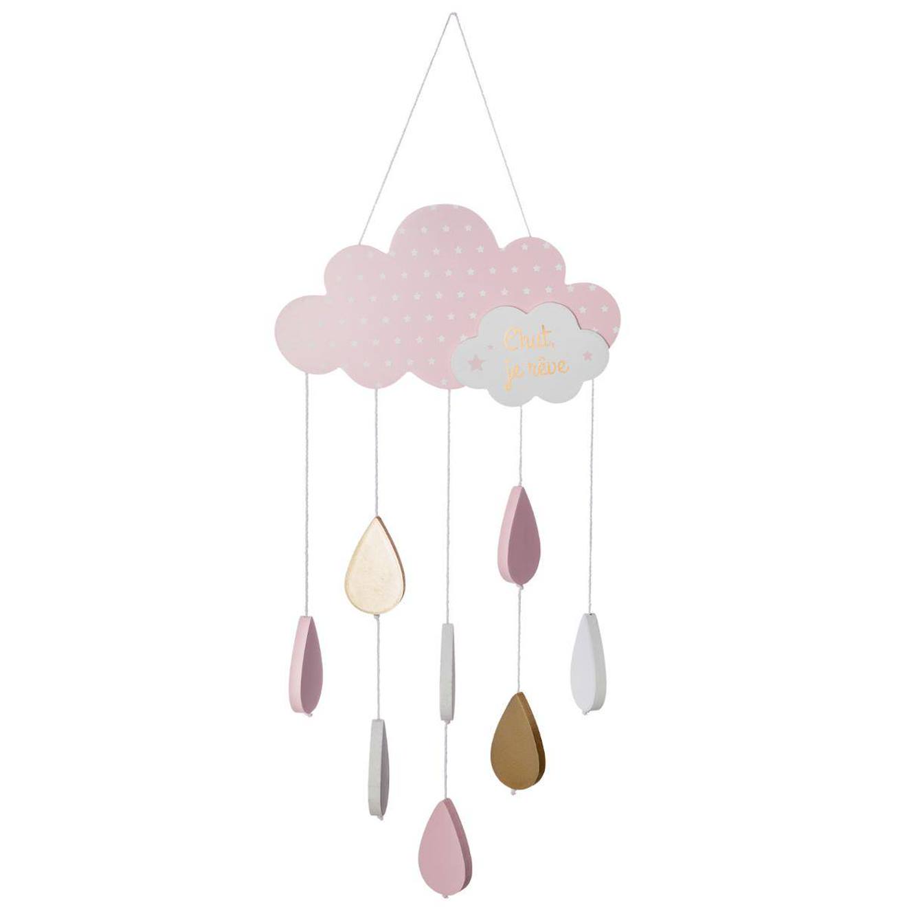 Suspension Enfant - Nuage Rose