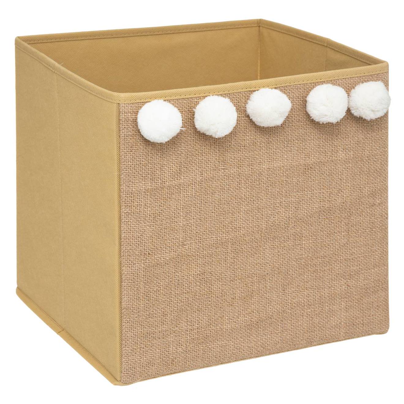 Bac De Rangement Enfant Marron Caramel