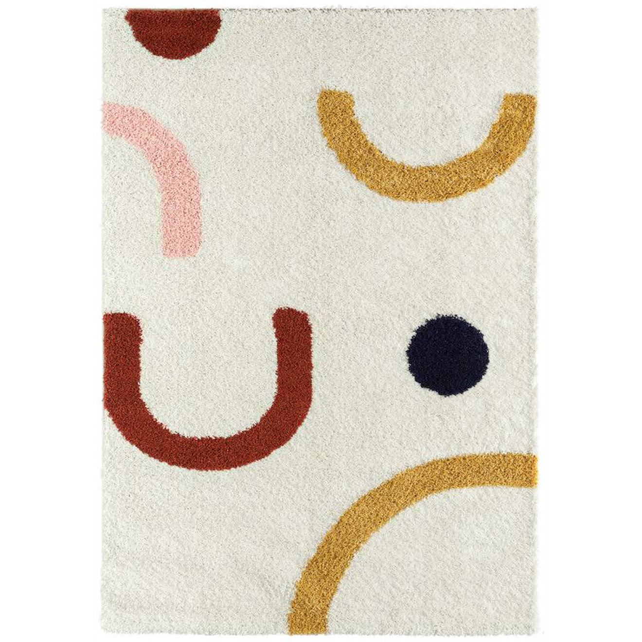Tapis Enfant Aquarelle En Polypropylène Multicolore