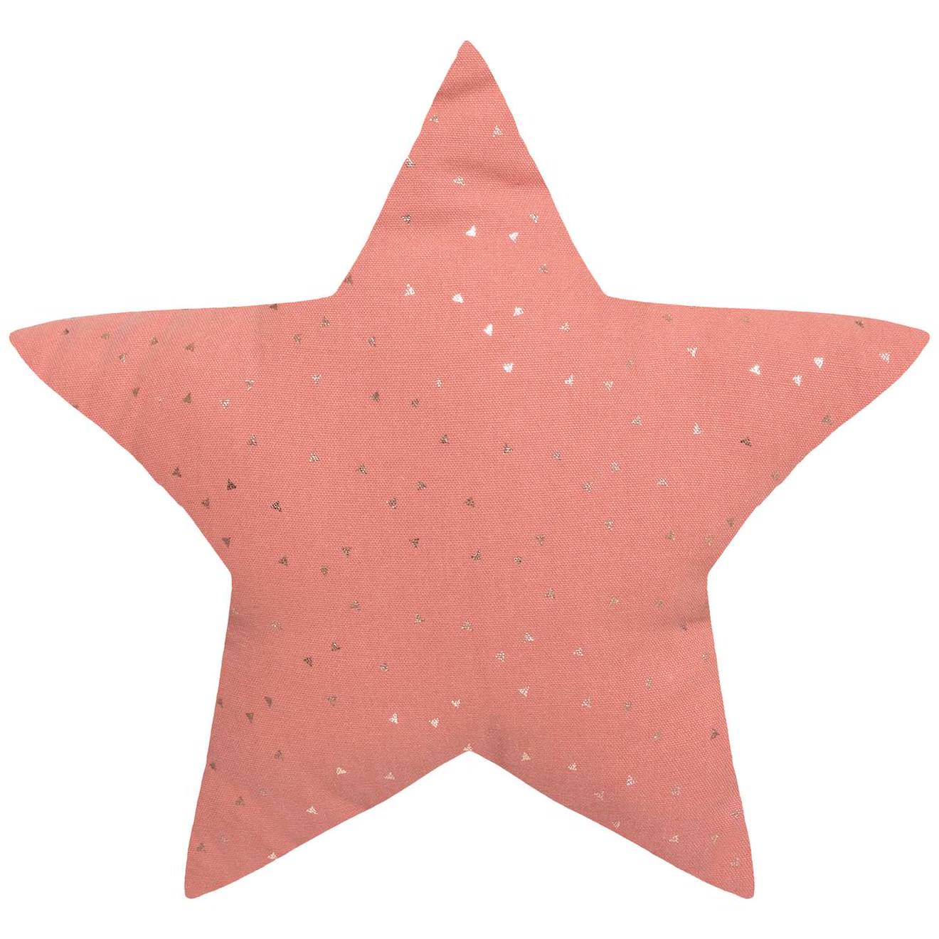 Coussin Enfant Berlingot Étoile Terracotta