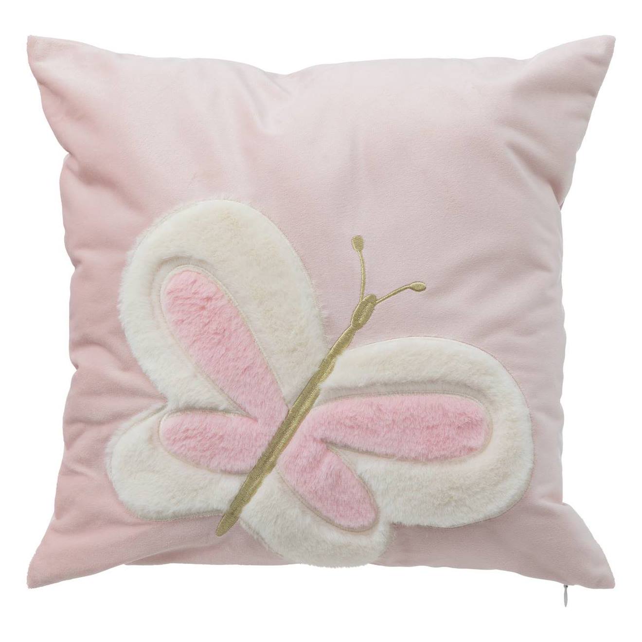 Coussin Enfant - Papillon Rose