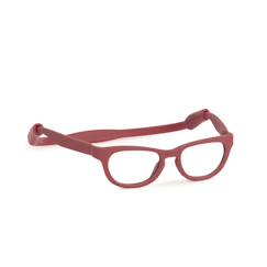 -Lunettes terracotta pour poupée