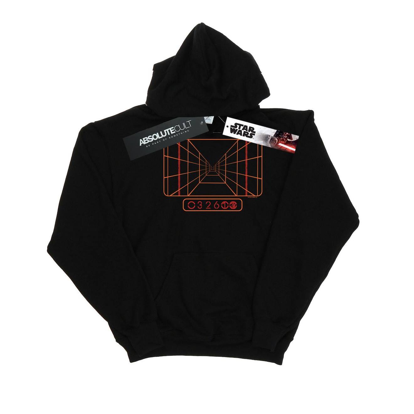 Sweat À Capuche Coton Star Wars Noir