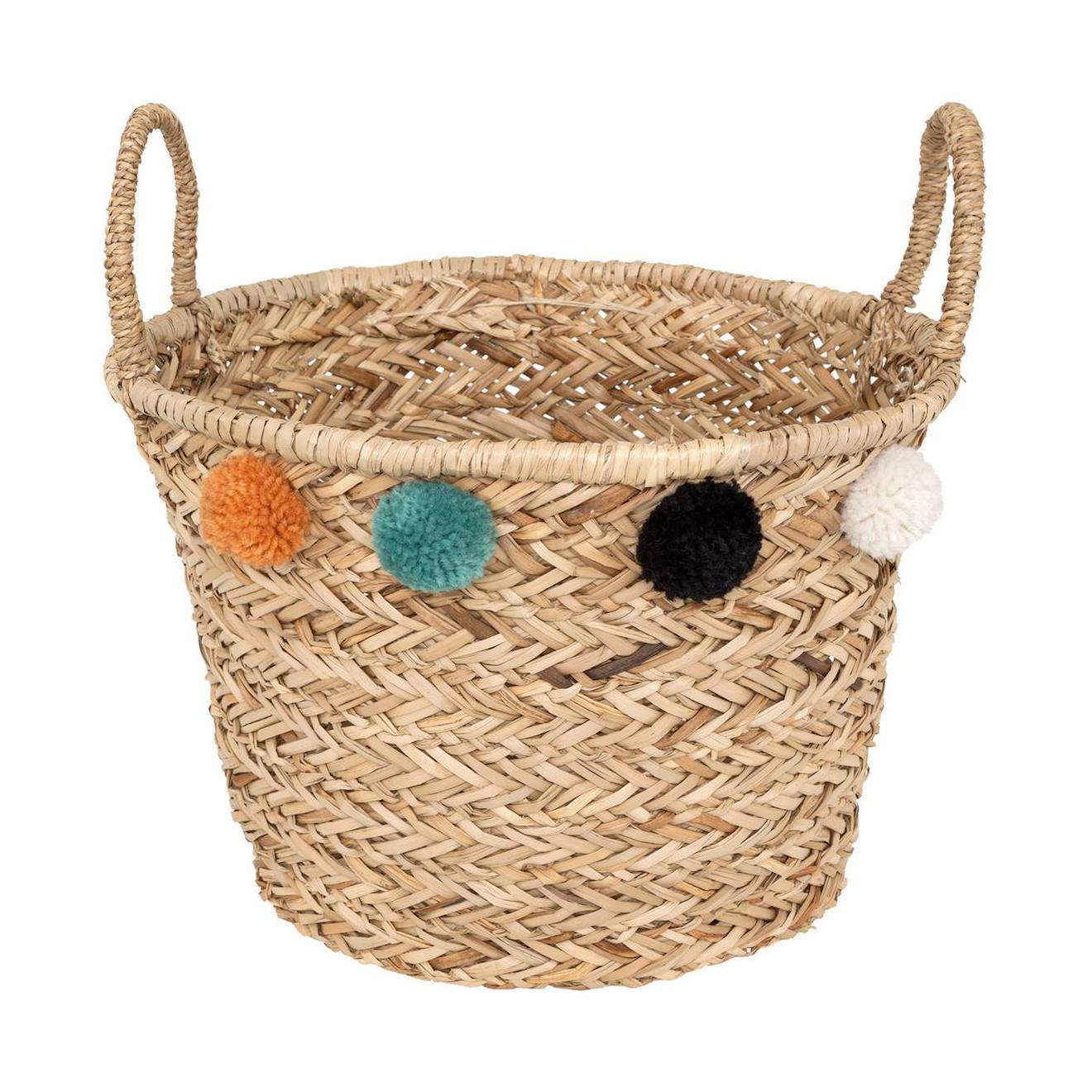 Panier Enfant Pompons - Livi Beige