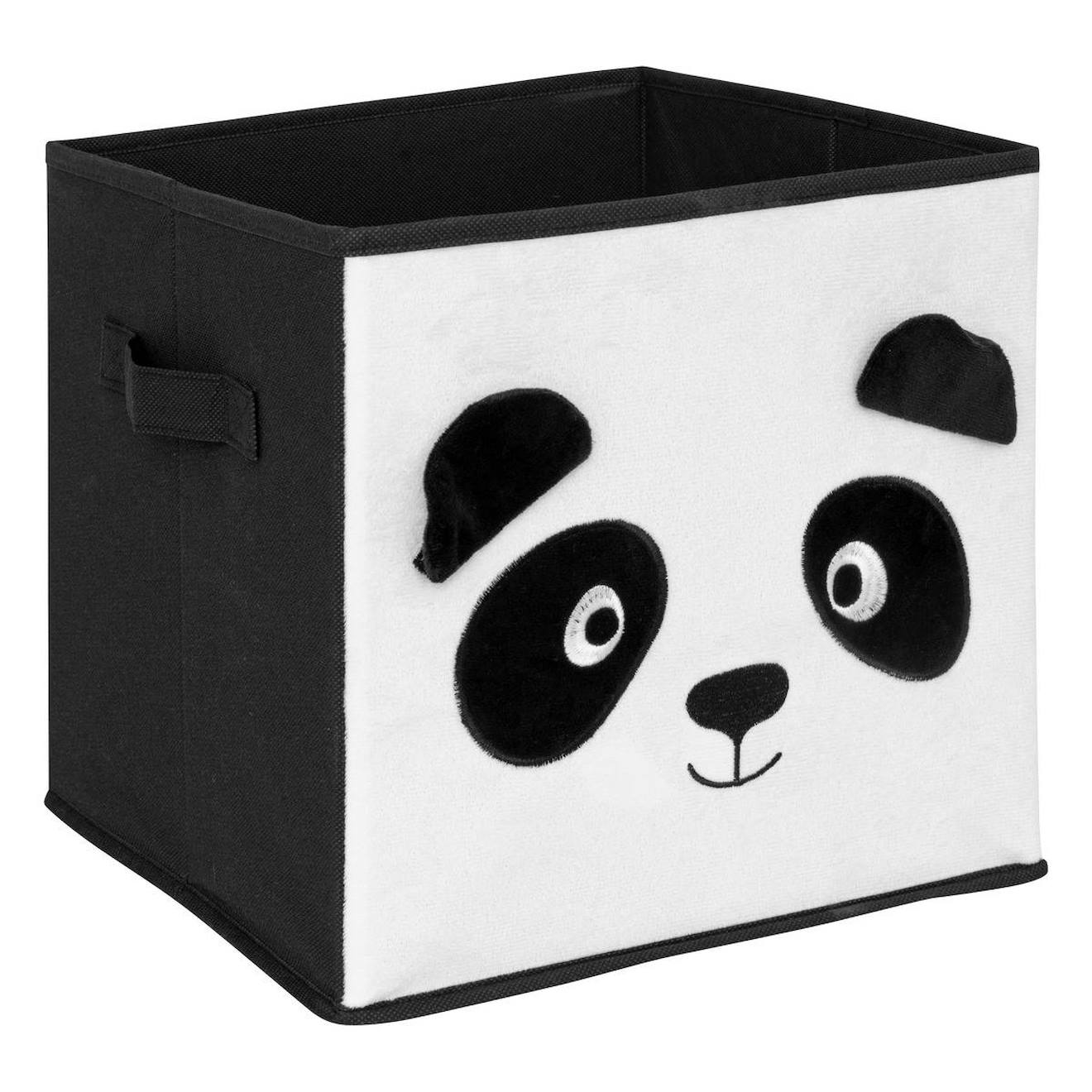 Bac De Rangement Enfant - Lion Noir Et Blanc