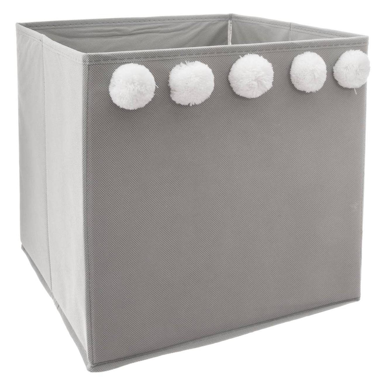 Bac De Rangement Enfant Gris