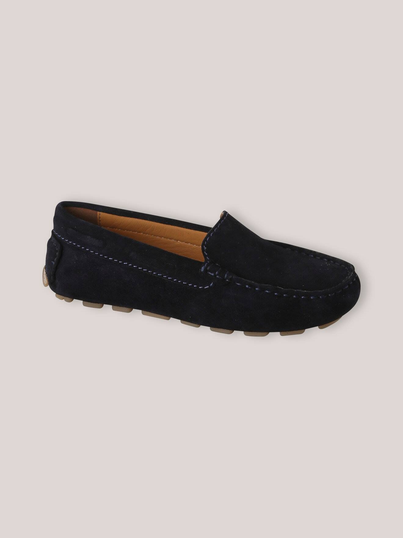Mocassins Suédés Garçon Marine