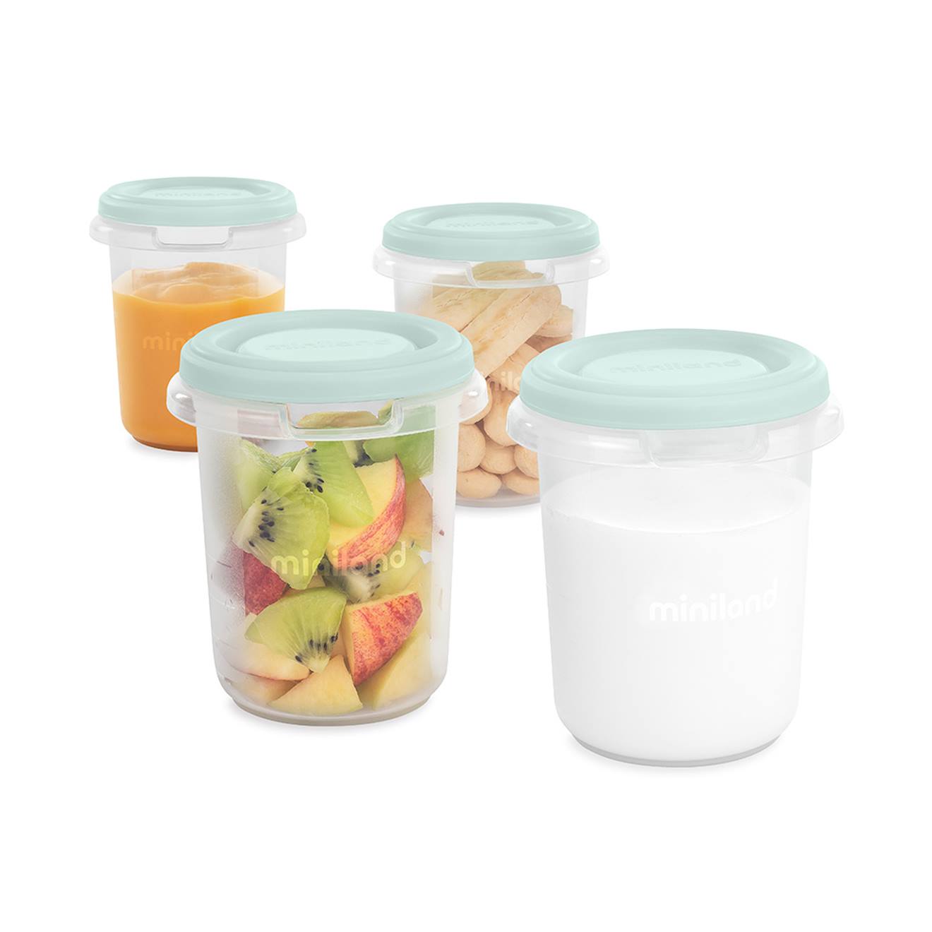 Set De 4 Hermétiques De 250ml Hermisized Bleu