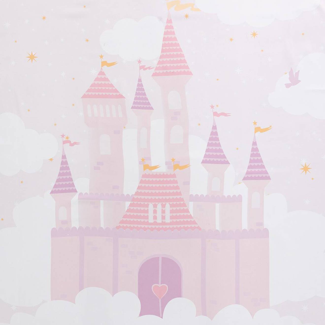 Rideau Occultant Enfant - Chateau Rose Clair (Atmosphera For Kids) - Image 2
