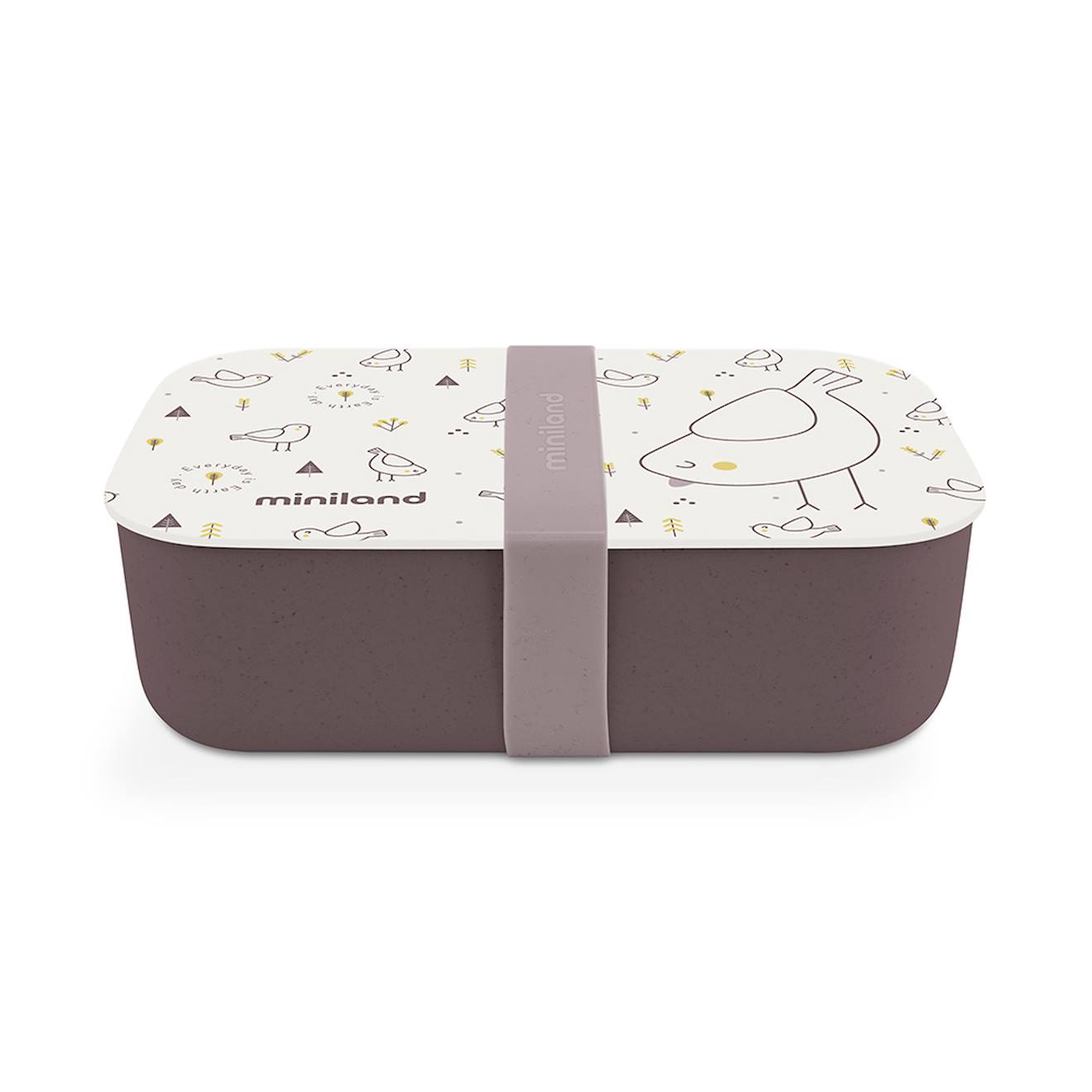 Boîte À Lunch Enfant En Matériau Bio Naturlunch Ch Violet