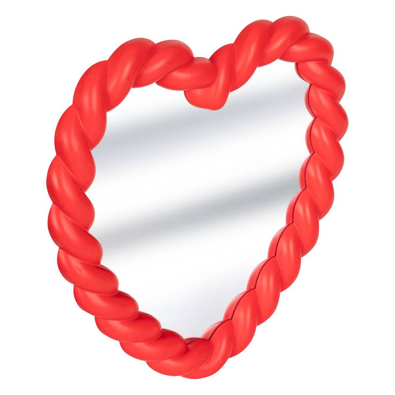 Miroir Torsadé Coeur - Twist Rouge